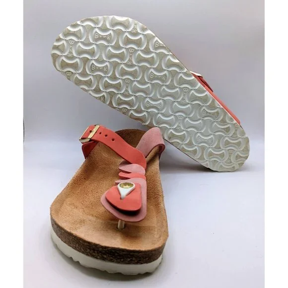 Birkenstock GIZEH Pink Braided Thong Sandals Sz 42 / US Womens 11 - Men 9 - Picture 6 of 6